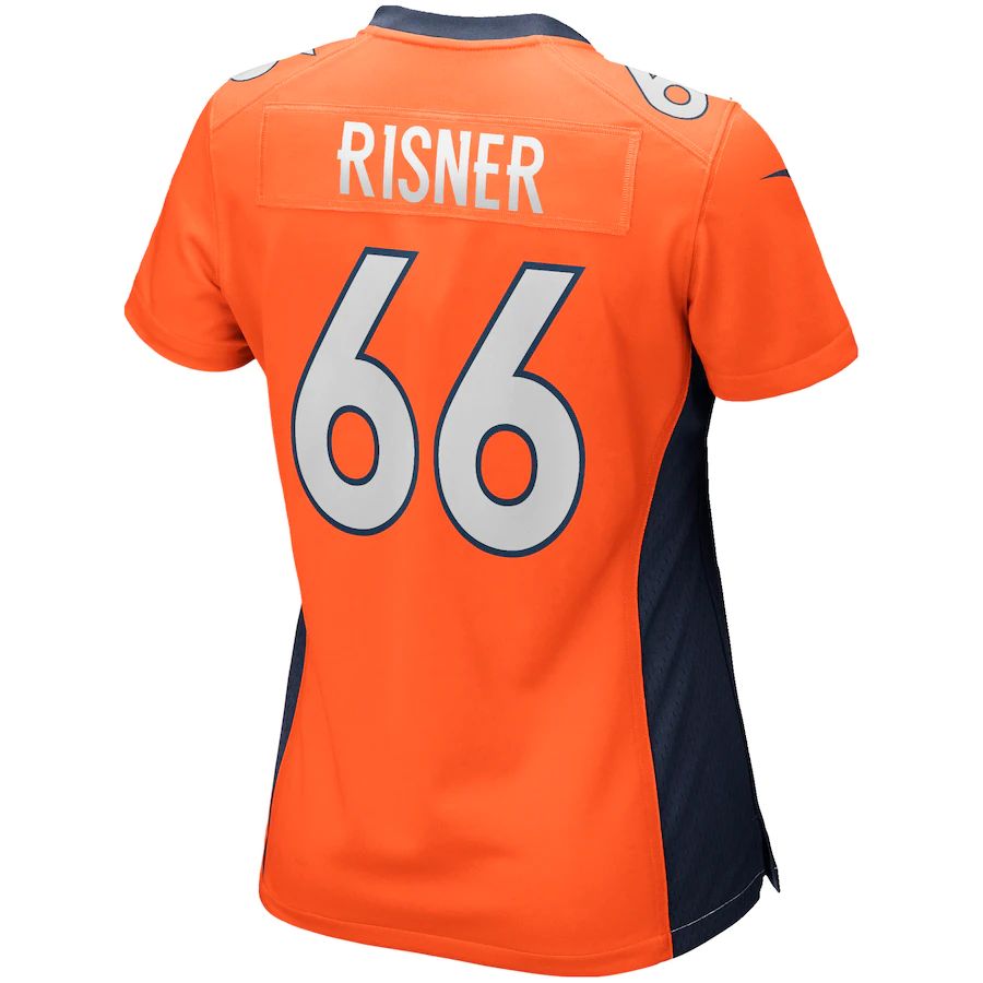 Denver Broncos #66 Dalton Risner Orange Game Jersey Stitched American Football Jerseys