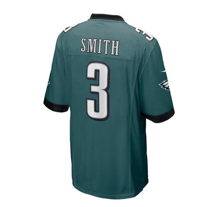 Philadelphia Eagles #3 Nolan Smith 2023 Draft First Round Pick Game Jersey - Midnight Green Stitched American Football Jerseys