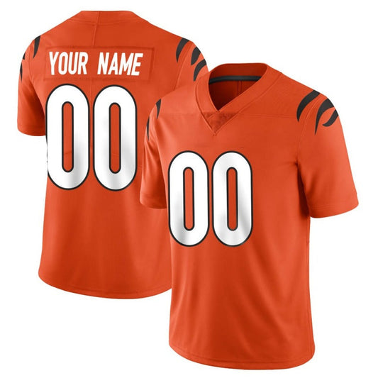 Custom Cincinnati Bengals Orange Limited Stitched Football Jerseys 2022 Super Bowl LVI