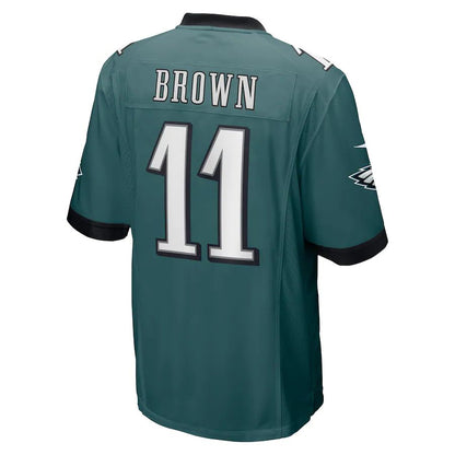 Philadelphia Eagles #11 A.J. Brown Midnight Green Player Game Jersey Stitched American Football Jerseys