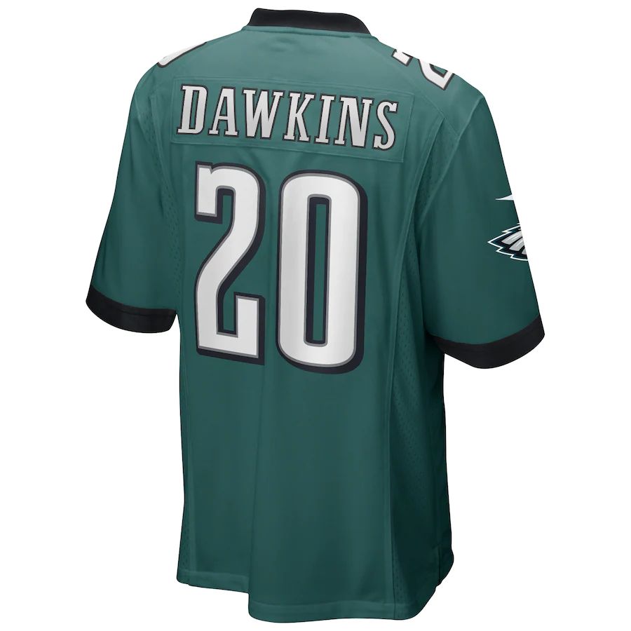 Philadelphia Eagles #20 Brian Dawkins Midnight Green Game Retired Player Jersey Stitched American Football Jerseys