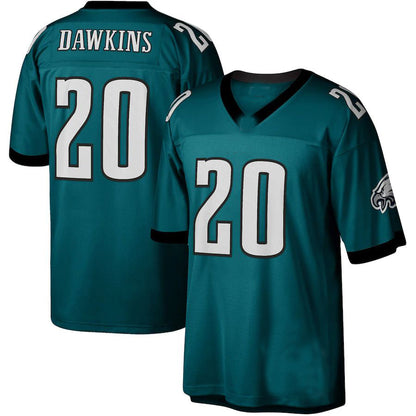 Philadelphia Eagles #20 Brian Dawkins Mitchell & Ness Midnight Green 1996 Legacy Replica Jersey Stitched American Football Jerseys