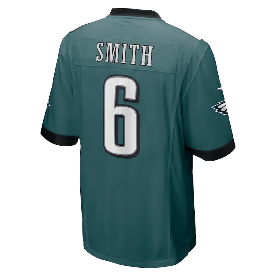 Philadelphia Eagles #6 DeVonta Smith Midnight Green Player Game Jersey Stitched American Football Jerseys