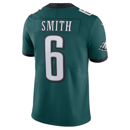 Philadelphia Eagles #6 DeVonta Smith Midnight Green Vapor Limited Jersey Stitched American Football Jerseys