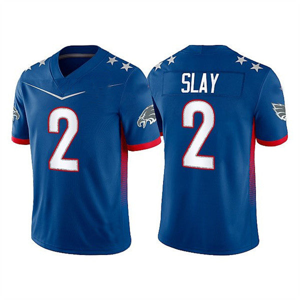 Philadelphia Eagles #2 Darius Slay 2022 Royal Pro Bowl Stitched Jersey American Football Jerseys