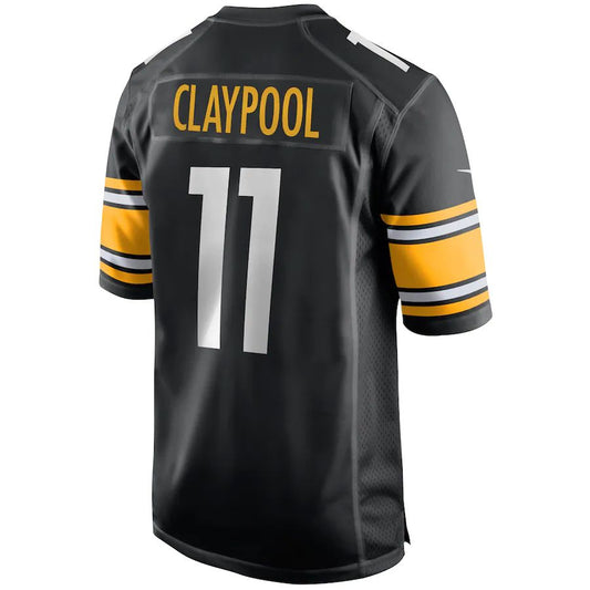 Pittsburgh Steelers #11 Chase Claypool Black Game Jersey Stitched American Football Jerseys