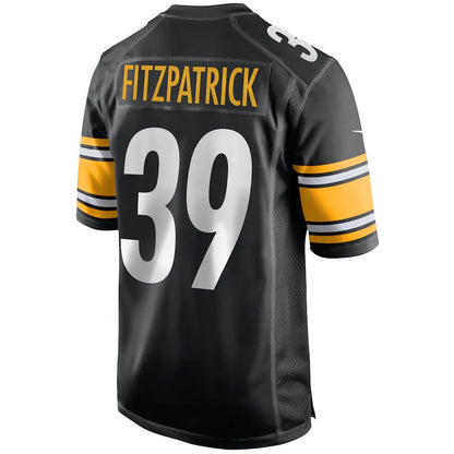 Pittsburgh Steelers #39 Minkah Fitzpatrick Black Game Jersey Stitched American Football Jerseys