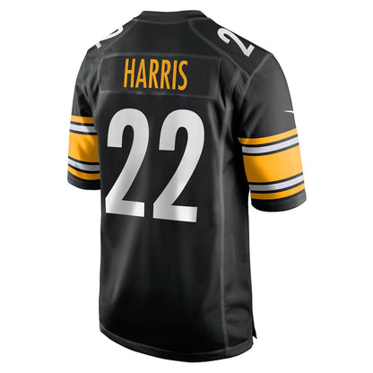 Pittsburgh Steelers #22 Najee Harris Black Game Jersey Stitched American Football Jerseys