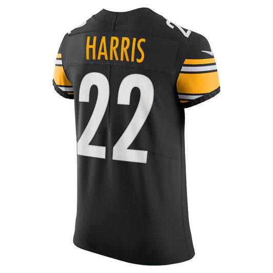 Pittsburgh Steelers #22 Najee Harris Black Vapor Elite Jersey Stitched American Football Jerseys