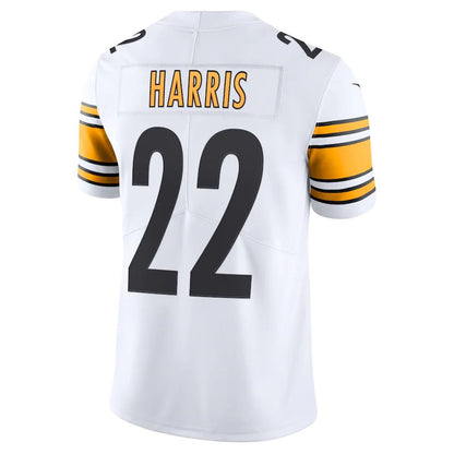 Pittsburgh Steelers #22 Najee Harris White Vapor Limited Jersey Stitched American Football Jerseys