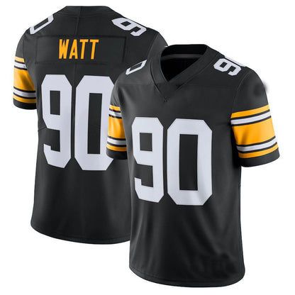 Pittsburgh Steelers #90 T.J. Watt Black Alternate Vapor Untouchable Limited Jersey Stitched American Football Jerseys