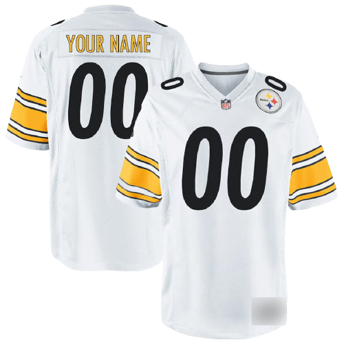 Pittsburgh Steelers Away White Team Jersey