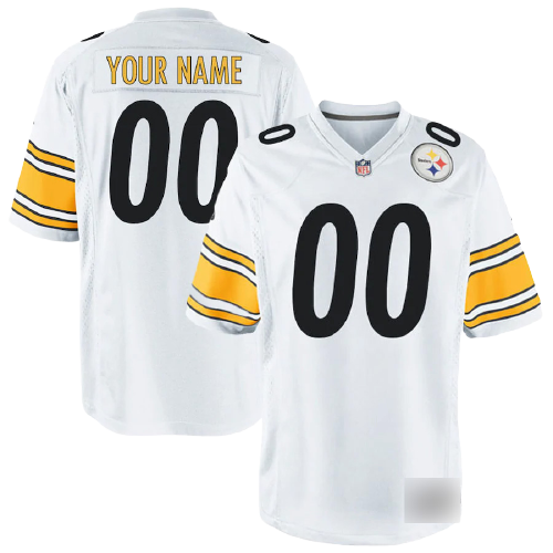 Pittsburgh Steelers Away White Team Jersey