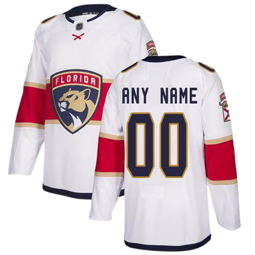 Florida Panthers Away White Team Jersey