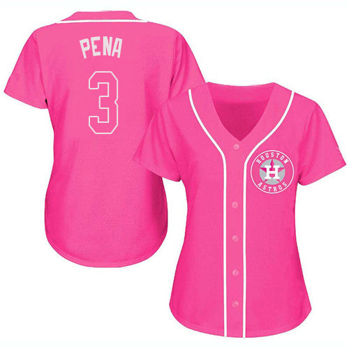 Baseball Jersey Houston Astros Jeremy Pena Pink Fashion Stitched Jerseys