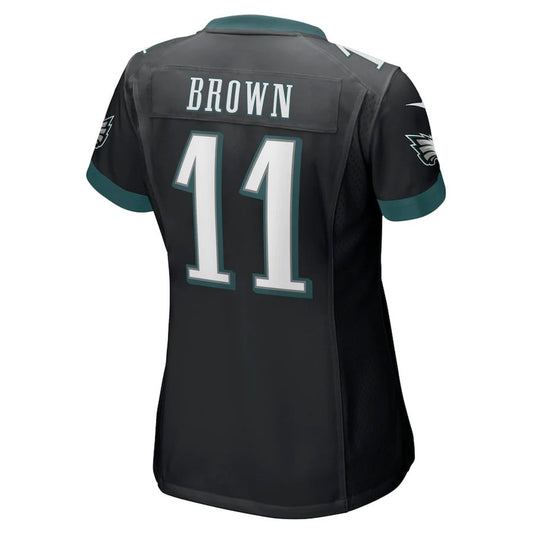 Philadelphia Eagles #11 A.J. Brown Black Player Game Jersey Stitched American Football Jerseys