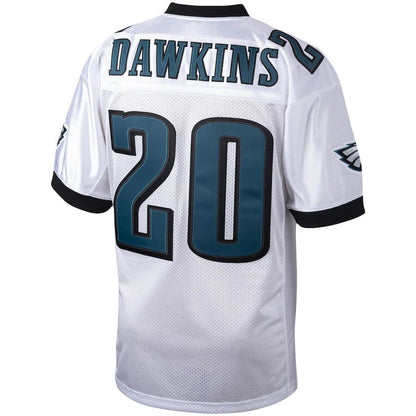 Philadelphia Eagles #20 Brian Dawkins Mitchell & Ness White 2004 Authentic Throwback Retired Player Jersey Stitched American Football Jerseys