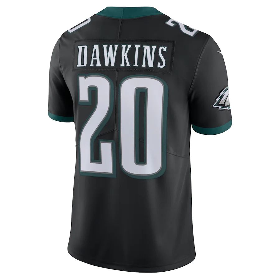 Philadelphia Eagles #20 Brian Dawkins Black Alternate Game Retired Player Limited Jersey Stitched American Football Jerseys