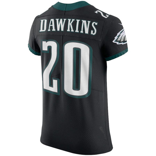 Philadelphia Eagles #20 Brian Dawkins Black Vapor Elite Retired Player Jersey Stitched American Football Jerseys