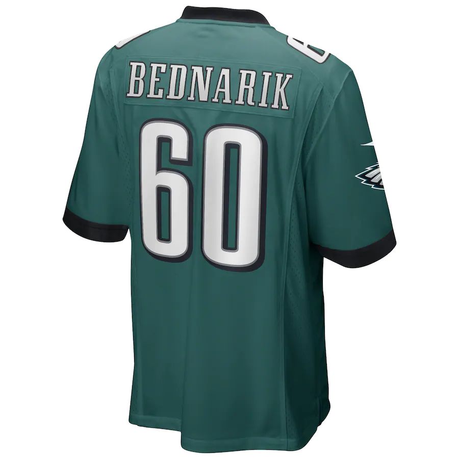 Philadelphia Eagles #60 Chuck Bednarik Midnight Green Game Retired Player Jersey Stitched American Football Jerseys