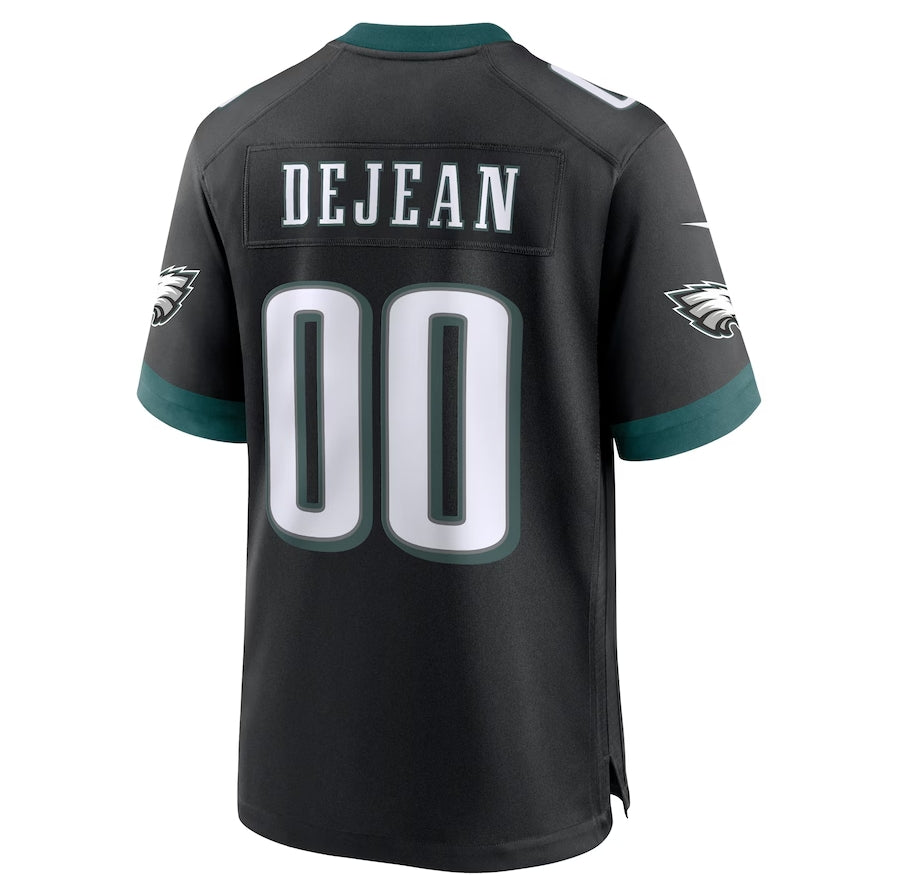 Philadelphia Eagles Cooper DeJean 2024 Draft Alternate Player Game Jersey - Black American Football Jerseys