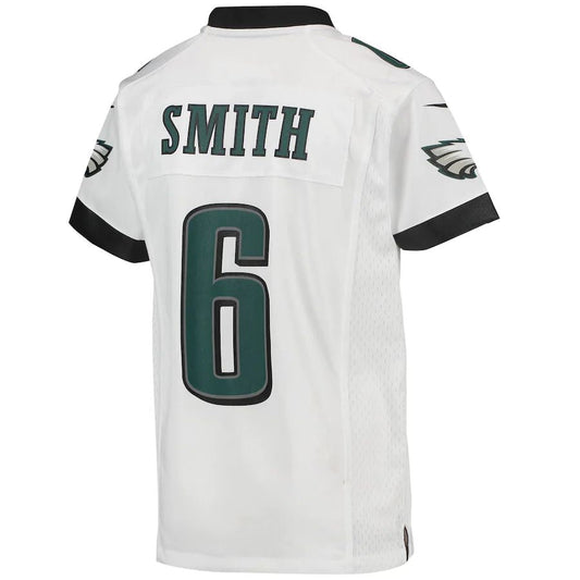 Philadelphia Eagles #6 DeVonta Smith White Game Jersey Stitched American Football Jerseys