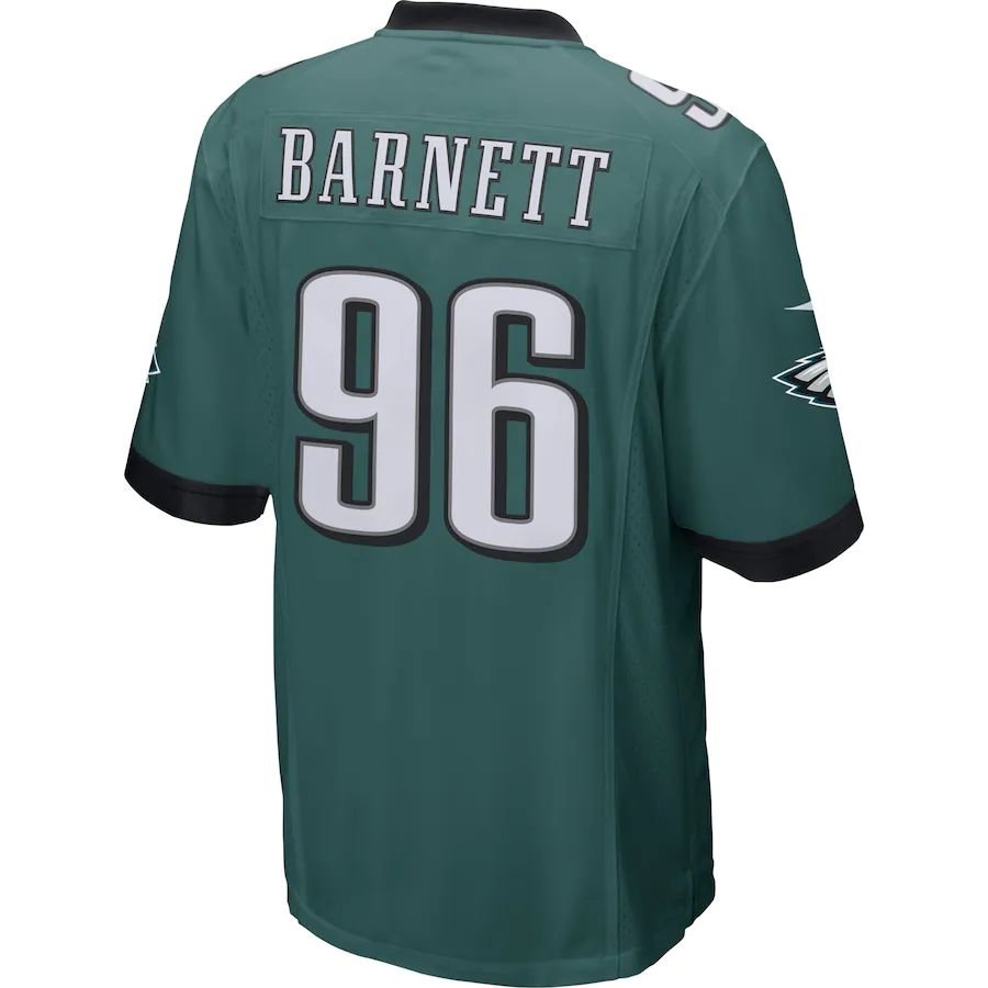 Philadelphia Eagles #96 Derek Barnett Green Game Jersey Stitched American Football Jerseys