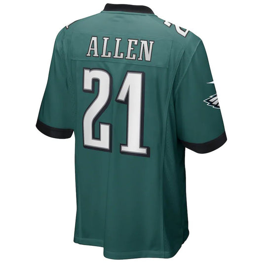 Philadelphia Eagles #21 Eric Allen Midnight Green Game Retired Player Jersey Stitched American Football Jerseys