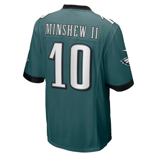 Philadelphia Eagles #10 Gardner Minshew II Midnight Green Game Player Jersey Stitched American Football Jerseys