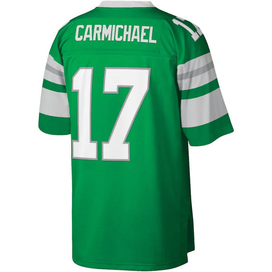 Philadelphia Eagles #17 Harold Carmichael Mitchell & Ness Kelly Green Legacy Replica Jersey Stitched American Football Jerseys