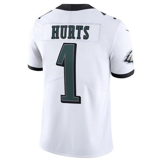 Philadelphia Eagles #1 Jalen Hurts White Vapor Limited Jersey Stitched American Football Jerseys