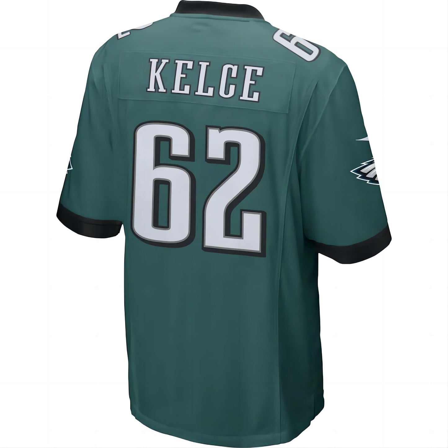 Philadelphia Eagles #62 Jason Kelce Midnight Green Game Jersey Stitched Jersey American Football Jerseys