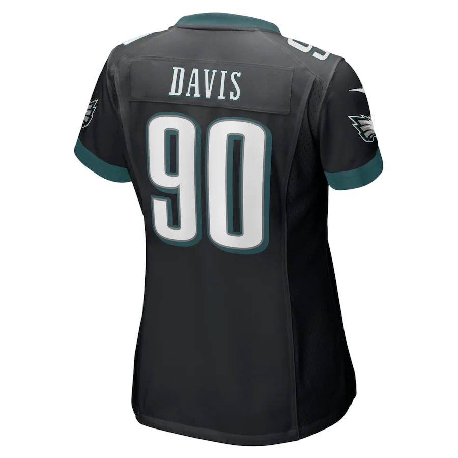 Philadelphia Eagles #90 Jordan Davis Black Player Game Jersey Stitched American Football Jerseys