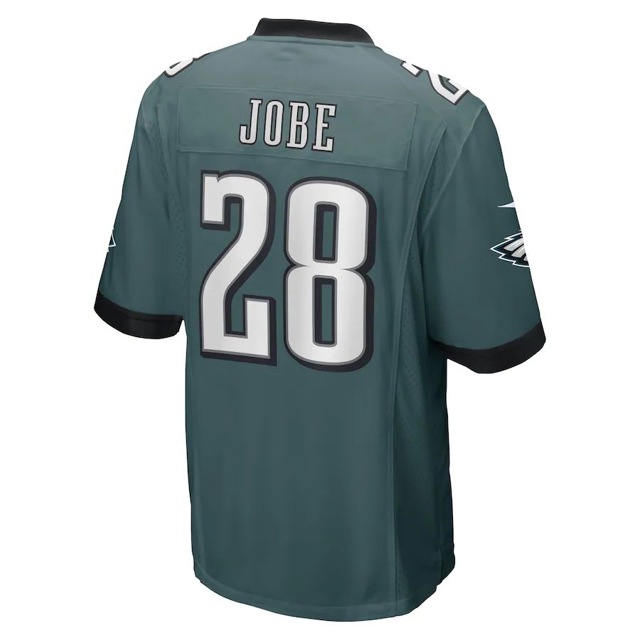 Philadelphia Eagles #28 Josh Jobe Midnight Green Game Player Jersey Stitched American Football Jerseys