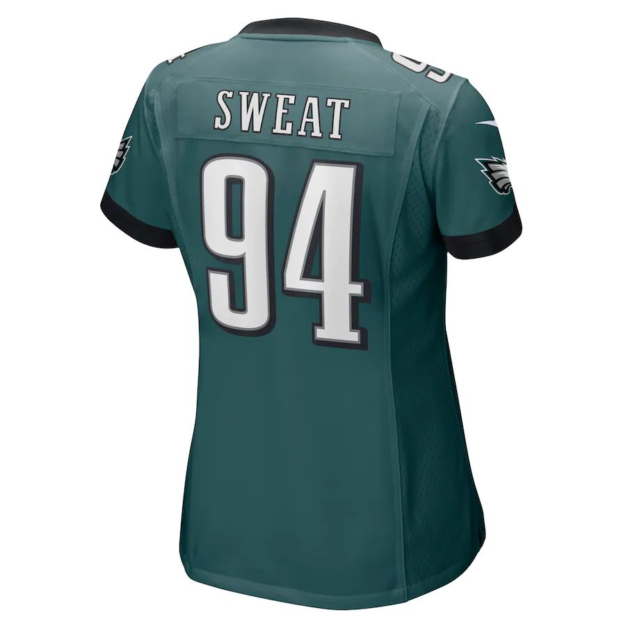 Philadelphia Eagles #94 Josh Sweat  Midnight Green Game Jersey Stitched American Football Jerseys