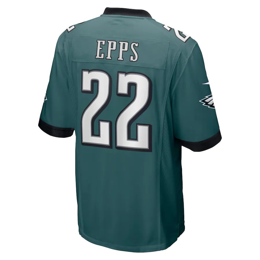 Philadelphia Eagles #22 Marcus Epps Midnight Green Team Game Jersey Stitched American Football Jerseys