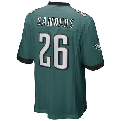 Philadelphia Eagles #26 Miles Sanders Midnight Green Game Player Jersey Stitched American Football Jerseys