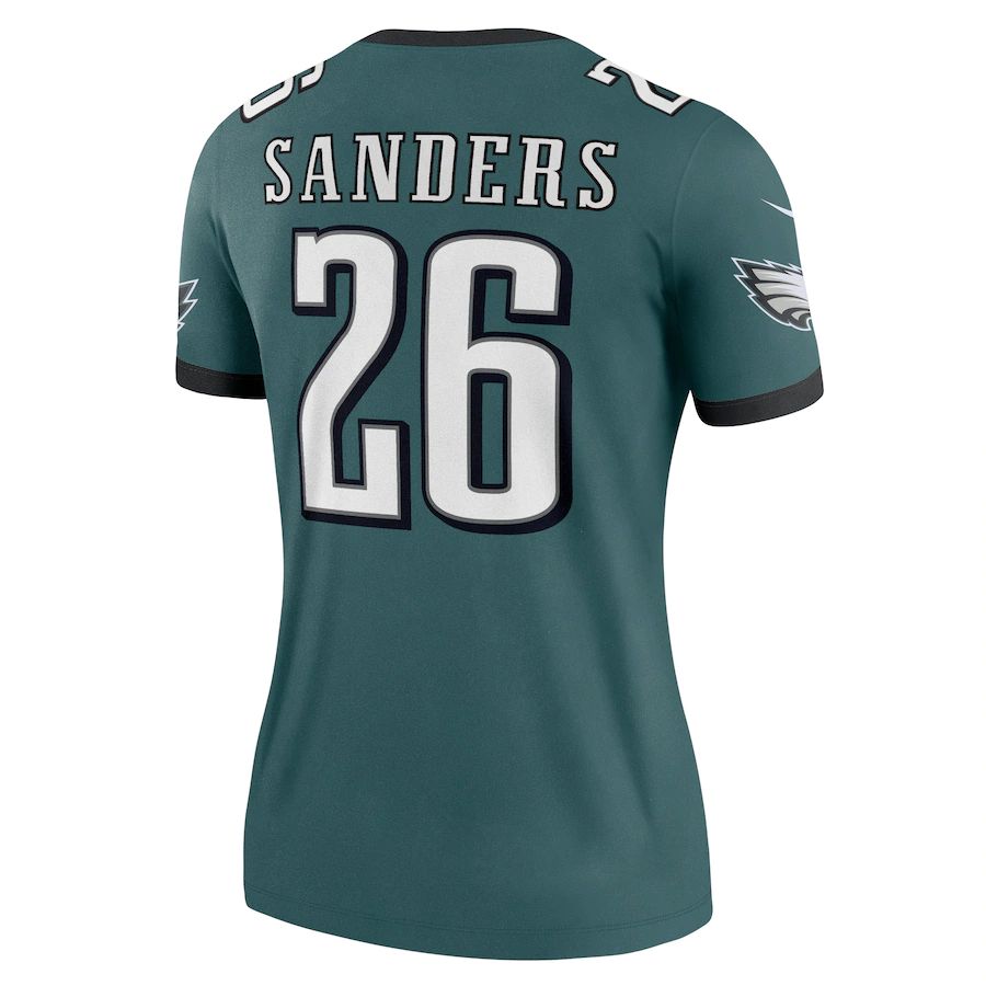 Philadelphia Eagles #26 Miles Sanders Midnight Green Legend Jersey Stitched American Football Jerseys