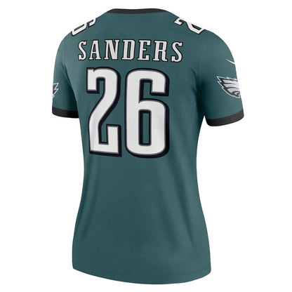 Philadelphia Eagles #26 Miles Sanders Midnight Green Legend Jersey Stitched American Football Jerseys