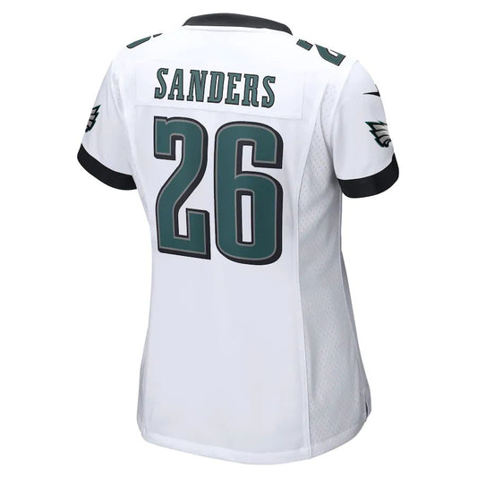 Philadelphia Eagles #26 Miles Sanders White Game Jersey Stitched American Football Jerseys