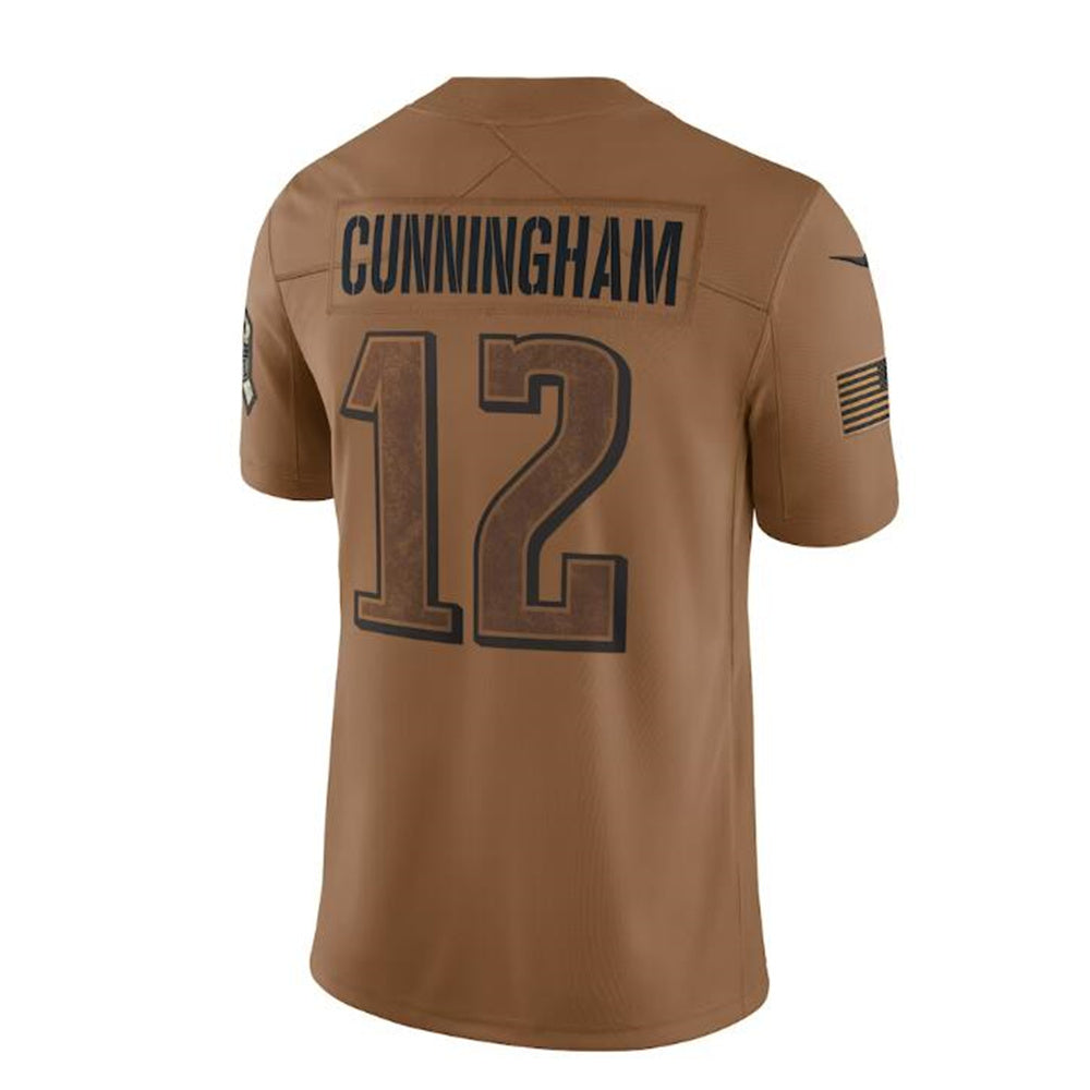 Philadelphia Eagles #12 Randall Cunningham Brown 2023 Salute To Service Retired Player Limited Jersey Stitched American Football Jerseys