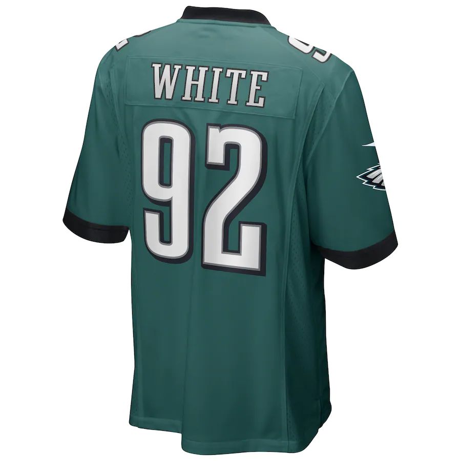 Philadelphia Eagles #92 Reggie White Midnight Green Game Retired Player Jersey Stitched American Football Jerseys