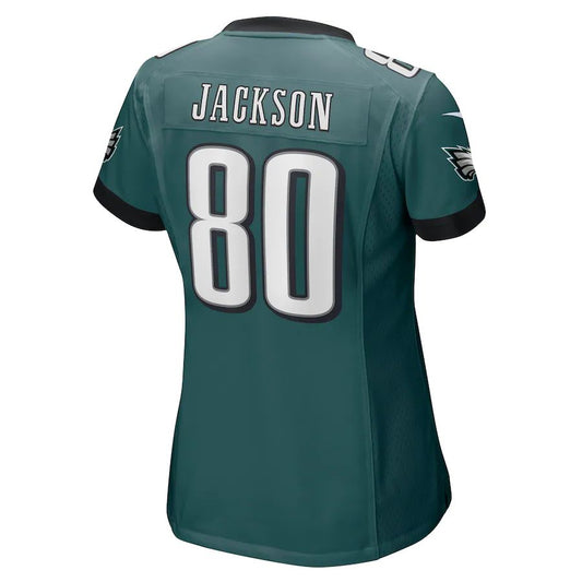 Philadelphia Eagles #80 Tyree Jackson Midnight Green Game Jersey Stitched American Football Jerseys