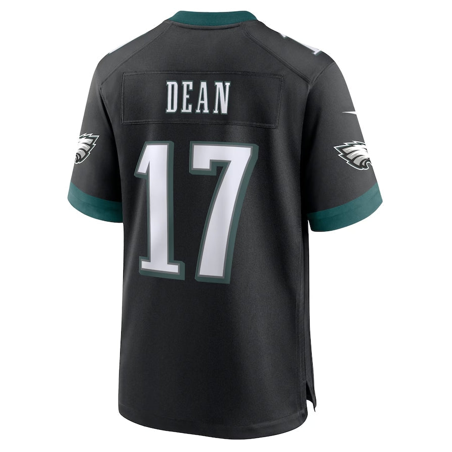 Philadelphia Eagles #17 Nakobe Dean Alternate Game Jersey - Black American Football Jerseys