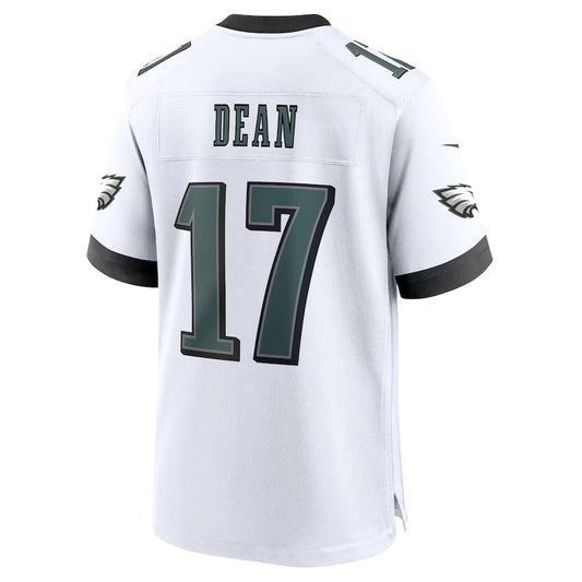 Philadelphia Eagles #17 Nakobe Dean White Game Jersey - White American Football Jerseys