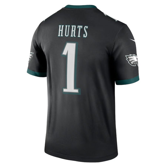 Philadelphia Eagles #1 Jalen Hurts Legend Jersey - Black American Football Jersey