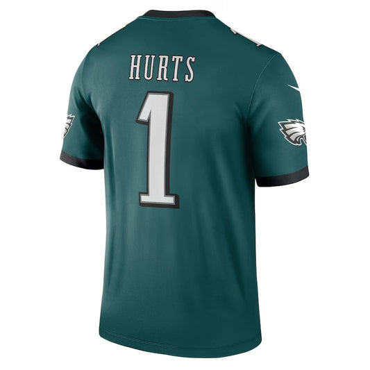 Philadelphia Eagles #1 Jalen Hurts Legend Jersey - Midnight Green American Football Jersey