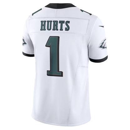 Philadelphia Eagles #1 Jalen Hurts Vapor F.U.S.E. Limited Jersey - White American Football Jersey