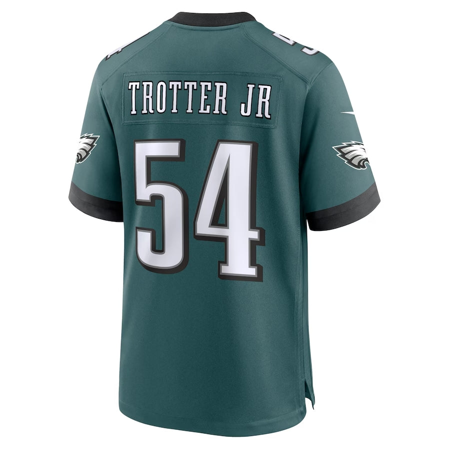 Philadelphia Eagles #54 Jeremiah Trotter Jr. Game Jersey - Green Football Jerseys