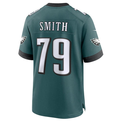 Philadelphia Eagles #79 Lecitus Smith Game Jersey - Midnight Green American Football Jerseys